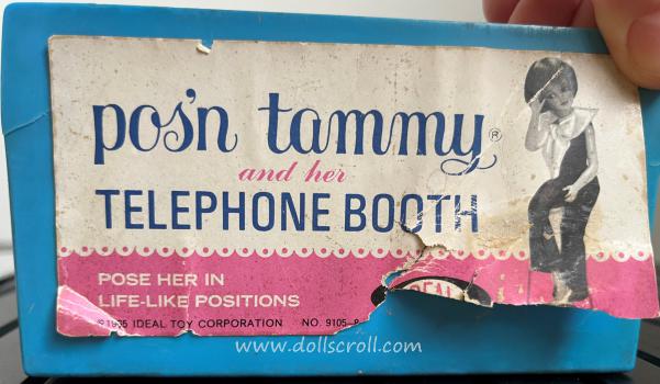Ideal - Tammy's Family - Pos'n Tammy and her Telephone Booth - Doll